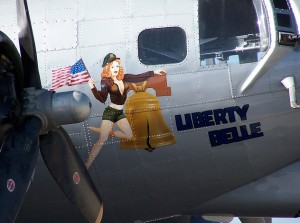 ‘Nose art’ on American bombers. Planes competed with each other to get their identity across and promote individualism. In that way they were a bit like brands. 